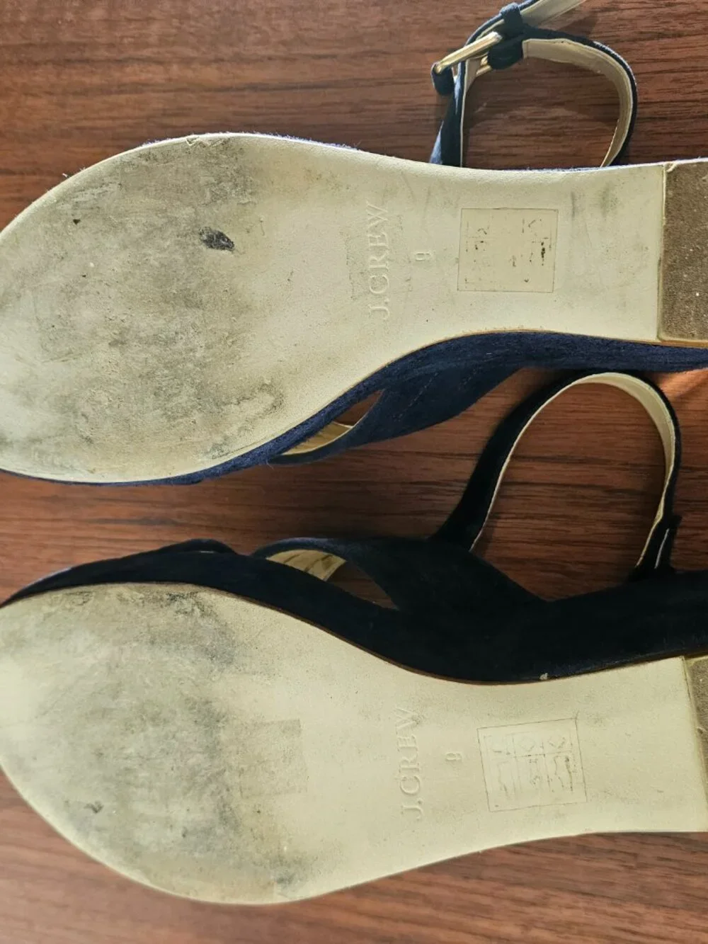 J. Crew Marcie suede platform sandals